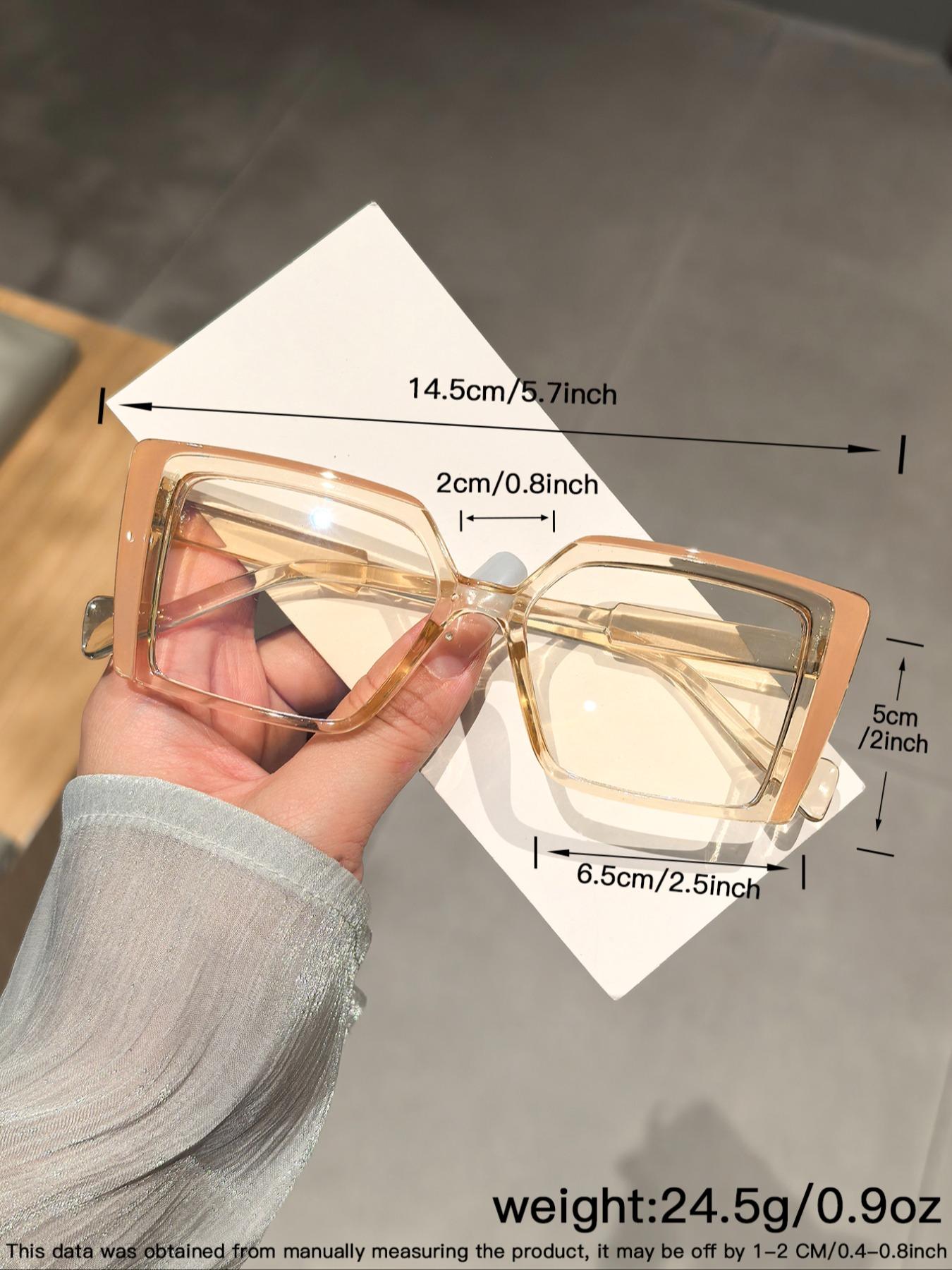 Unisex Tortoiseshell Rectangular Eyeglasses Frame, Leopard Pattern Eyeglasses, High Quality Eyewear, Casual Fashion Glasses for All Seasons, Lightweight Durable Design for Students Daily Use