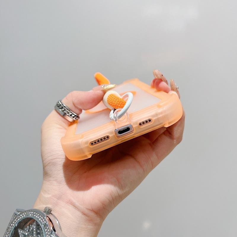 One new transparent matte iridescent case for MagSafe phone of Apple 17 Pro Max. Also suitable for 16 Pro hanging strap. Comes with 4 corner thickening for shock protection for 16/15 Pro Max/13 Pro. Comes with a protective case.