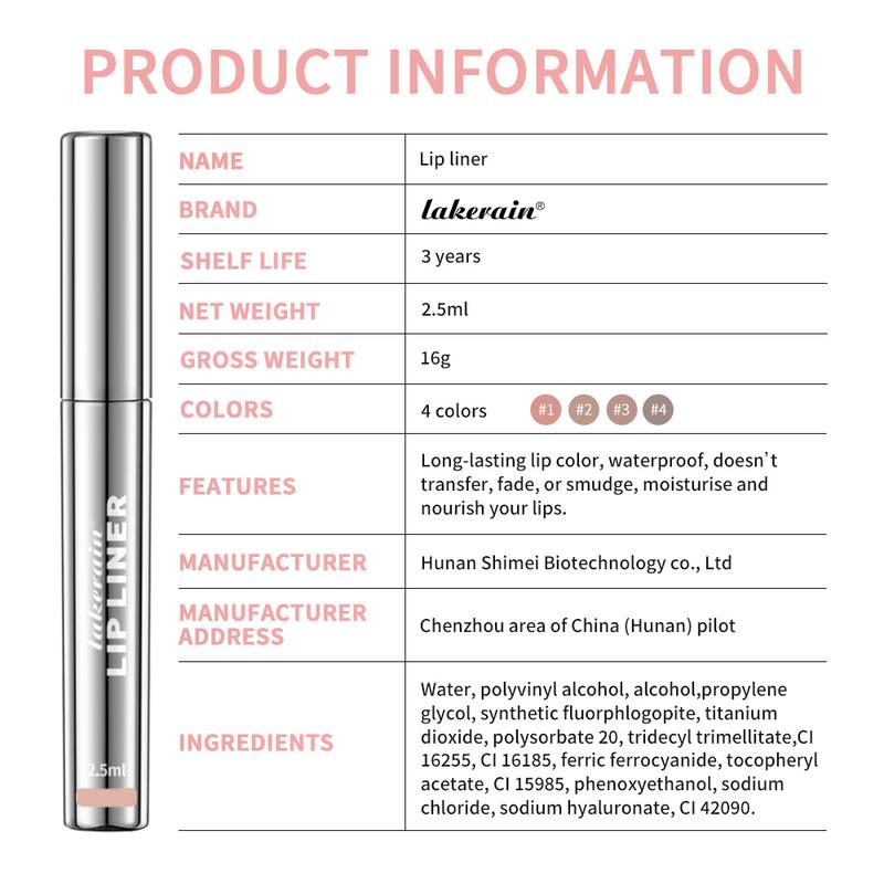 Shop Clearance&Valentine's Day Gifts  4Pcs Peel Off Lip Liner Stain Set Waterproof Nude Matte Lip Tint Non Fading Peel Off Lip Color Effortless Precision Full Coverage 24H Color Hold for All Skin Types - Eyeliner