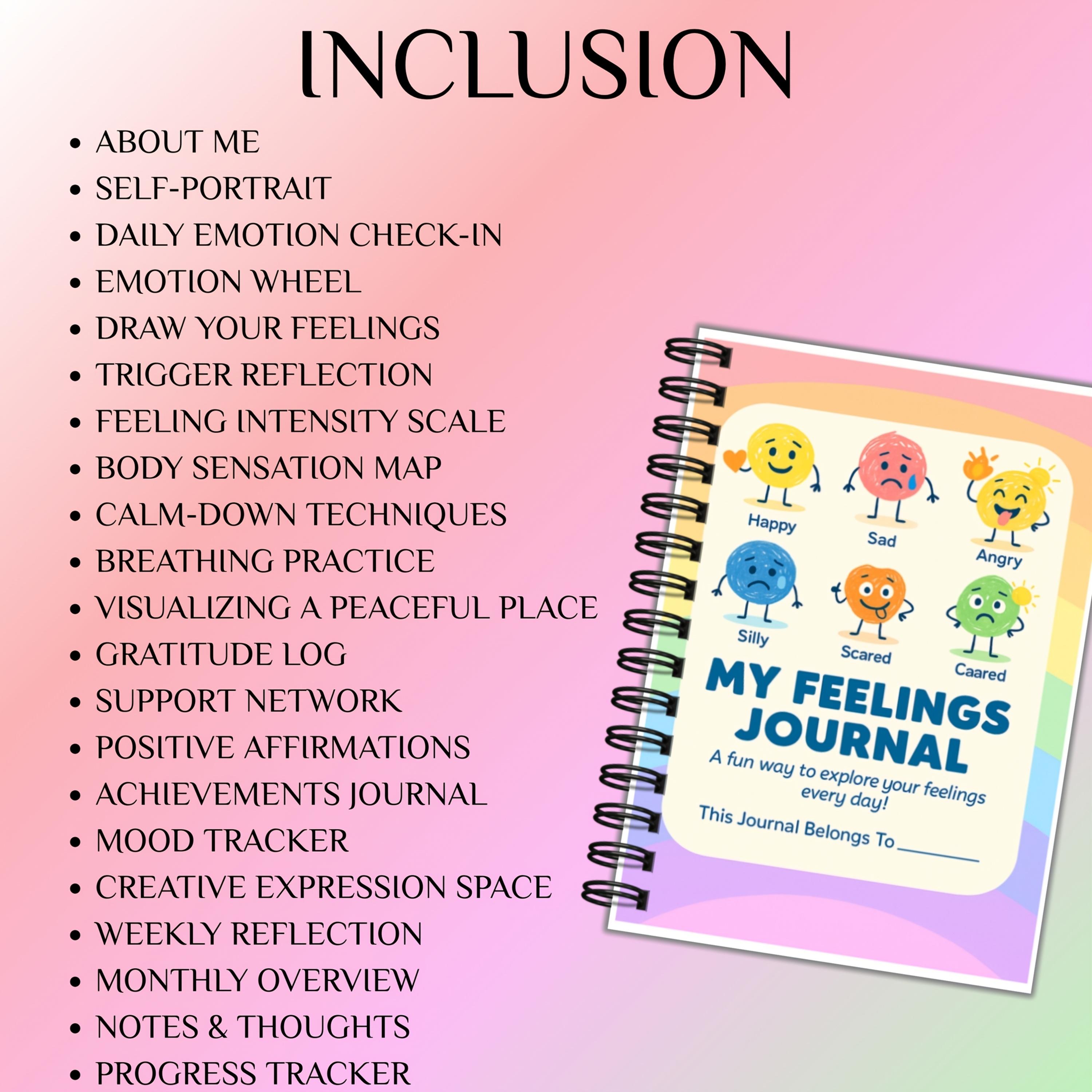 Emotional Awareness & Reflection Handbook 2026, Includes Emotion Wheel ...