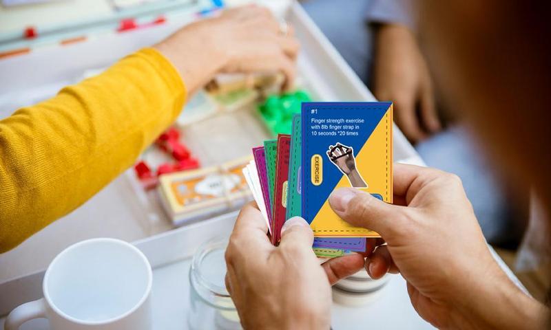 5 Pack FitBeast Funny Hand Grip Strengthener Workout Kit Forearm Grip Adjustable Resistance Hand Gripper, Finger Exerciser, Finger Stretcher, Grip Ring & Stress Relief Grip Ball for Athletes