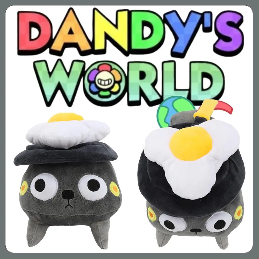 26cm Dandy’s World Plush Served Eggy Pebble Plush Toy Game Peripheral Pebble Dolls Girls Birthday Gifts Toys for Kids Room Decor