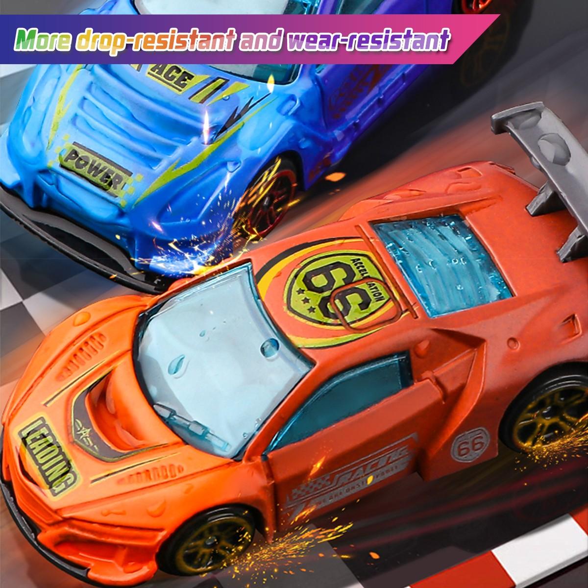 Uinle Baby Mini Alloy Color-Changing Car 1:64 Temperature-Sensitive Toy, Portable Kids Plaything for Boys, Best Birthday Gift for Ages 3+