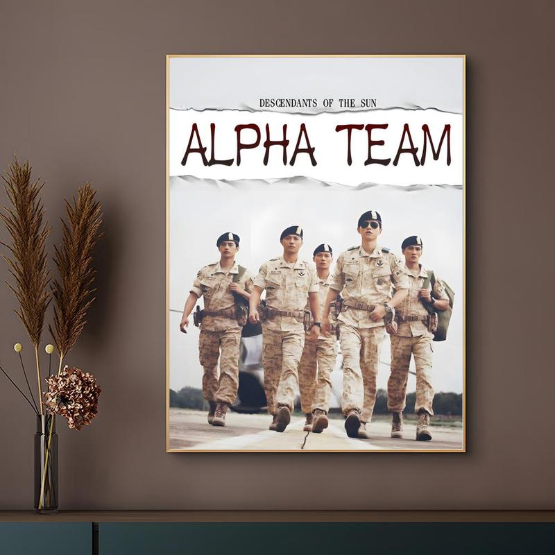 Fashion DDDescendants Of The Suning Poster HD Heavy-Duty Self-Stick Waterproof Wall Decor Tool-Free Install Durable & Reusable Conceals Wall Flaws Elevates Home Style Perfect for Living Room Bathroom & Kitchen Easy Apply & Remove