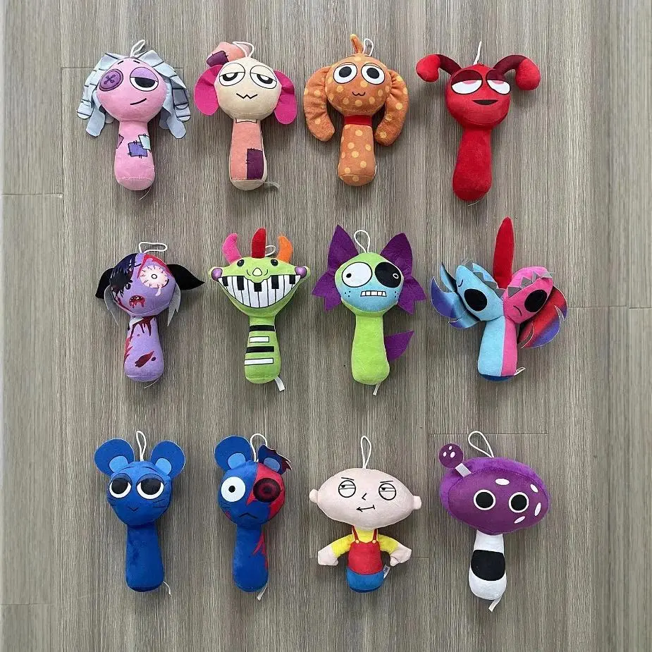 2026 Hot selling toys 73styles Sprunki Plush Toys Sprunki Dolls Oren Wenda Sprunki Stuffed Doll Plush Stuffed Kids Christmas Birthday Gift Home Decors Internet-famous toy