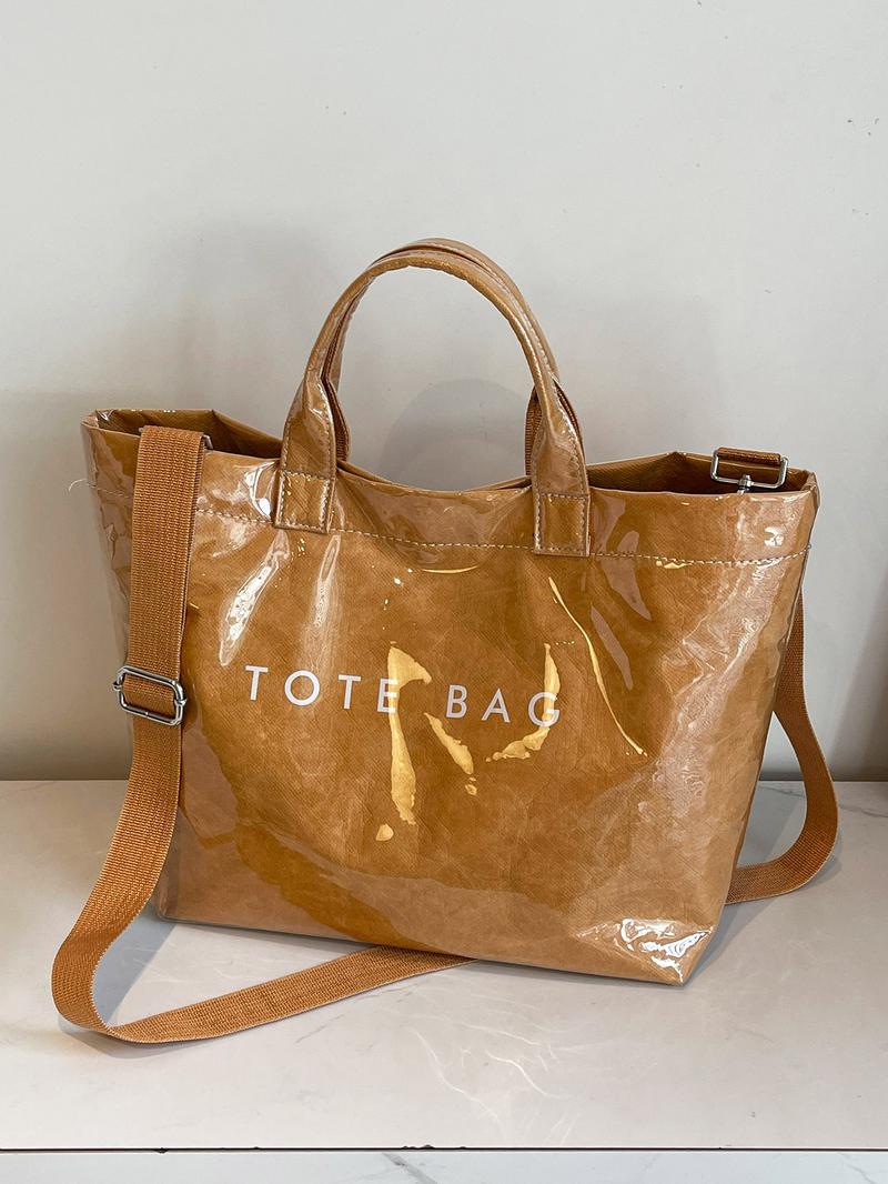 Fashion  Tote Bag, Large Capacity Shoulder Bag for Women, Casual Trendy Versatile High-quality Daily Commuting Bag, Girl Fashionable Shopping Bag, Commuter Tote Bag