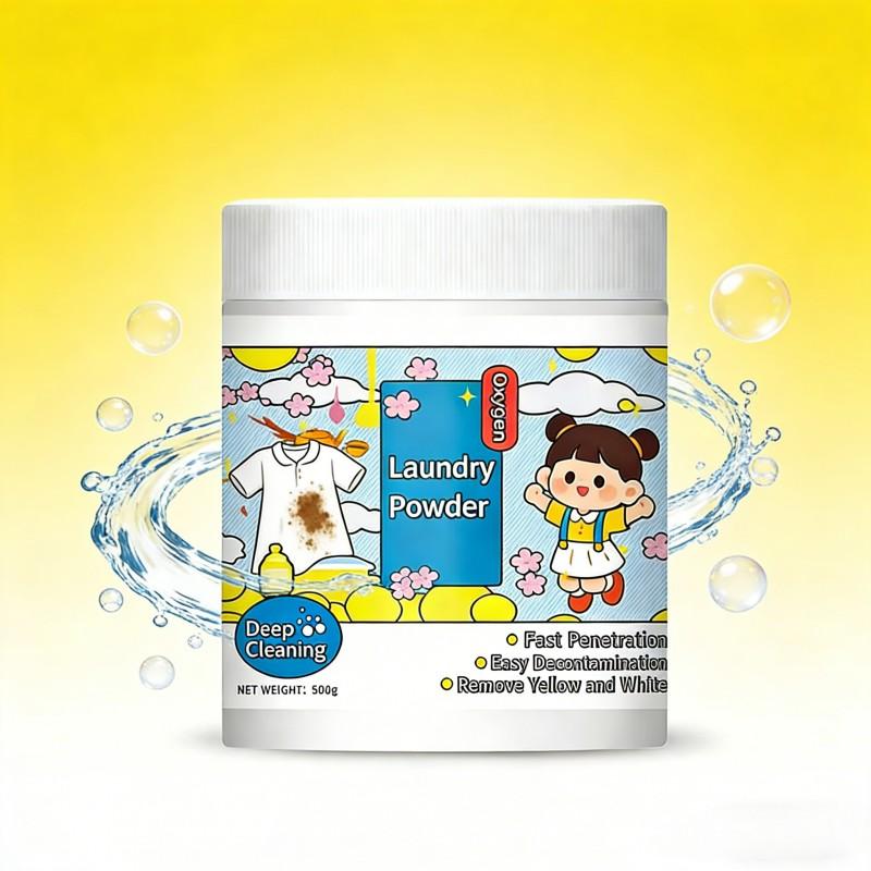 Multi-Purpose Oxygen Cleaner Deep Cleans Sneakers, Laundry, & Stains, Effective Stain Removal ,Color Brightening Formula, Effective for All Fabrics Color-Safe Laundry Booster Powder | Erases Yellowing, Wine, Grease, Makeup