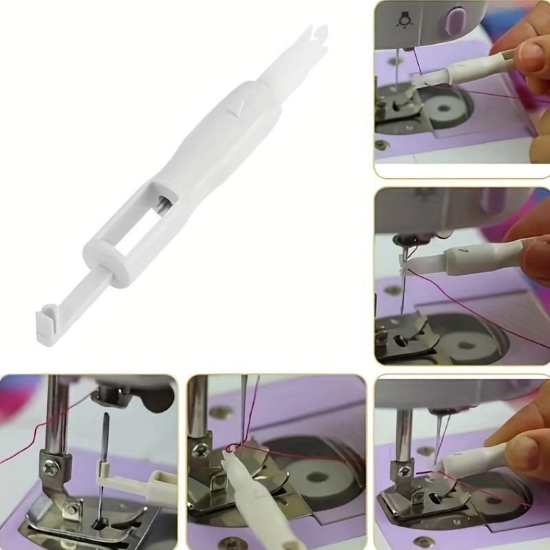 1pc Ultra-Convenient Automatic Needle Threader - Elderly-Friendly Design, Effortless Household Sewing Solution, Time-Saving Thread Changer, Durable Plastic, Compact & Portable for Quick Sewing Needs, Sewing Tools