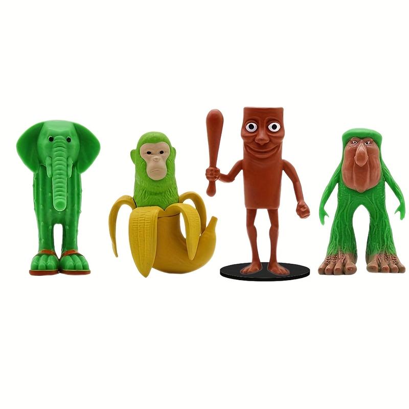8Pcs/Set Italian Brainrot Action Figure - Meme Figures Toys, Tung Tung Tung Sahur Tralalero Tralala Decor, Desktop Ornaments, Collectible Animals Figurine Doll Gifts for Kids Adults Fans
