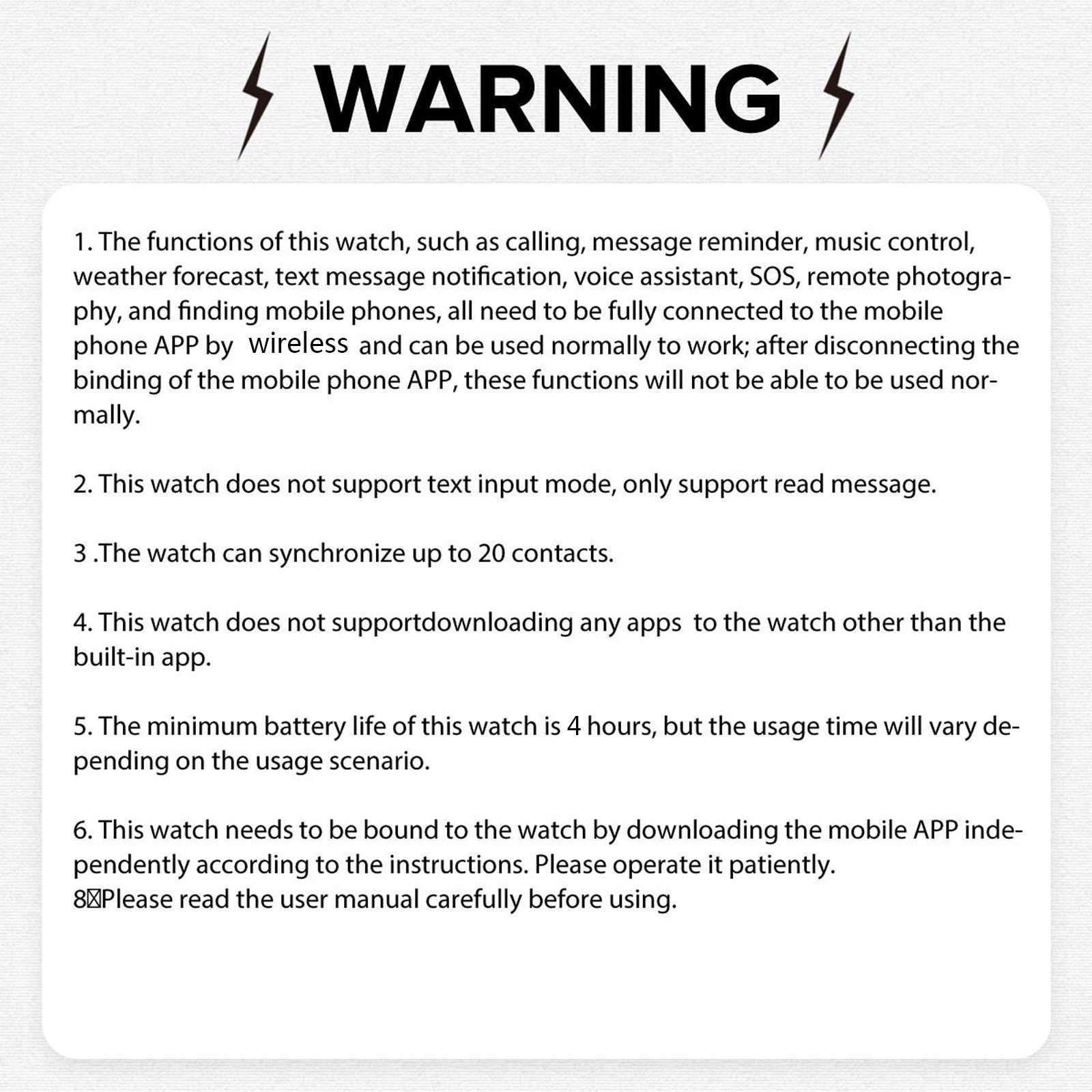 Smart Watch with Wireless Calling, Multi-Sport Modes, Call & Message Alerts, Custom Wallpaper, Compatible with iOS/android, Wireless Smartwatch