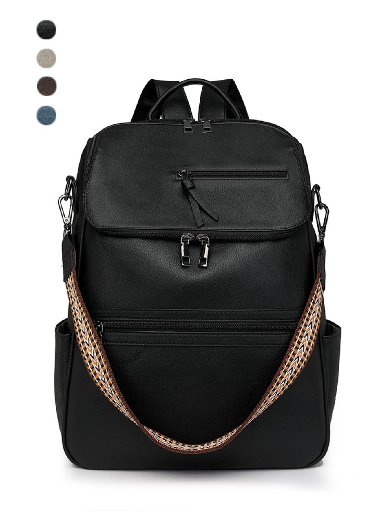 Women's Large Capacity Backpack, Anti-Theft Waterproof Laptop Bag, Multi-Layer Design, 15.6 Inch Computer, Adjustable Shoulder Strap