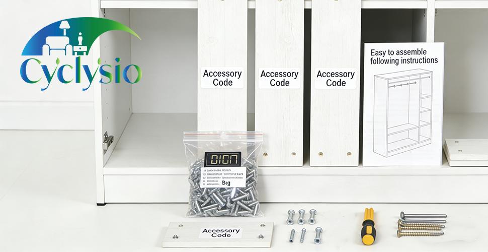 Cyclysio 45'' Dresser with Clothes Rack & Mirror, 5 Fabric Drawers Dresser with Charging Station & LED Lights, Rolling Chest of Drawers with Wheels