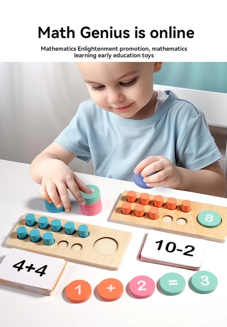 Educational Toy for Young Learners, Basic Arithmetic Learning Tool, Fun Math Games & Activities, Child Development Aid, Math Learning Tools