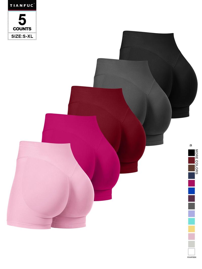 Women's Seamless Butt Lifting Sports Shorts For Gym Workout