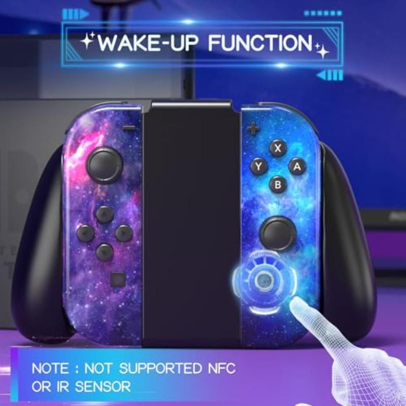 Nintendo Switch Game Controller, Wireless L/r Controllers for Switch Lite Oled, Dual Vibration Replacement Controller, Wake-Up Switch Accessory