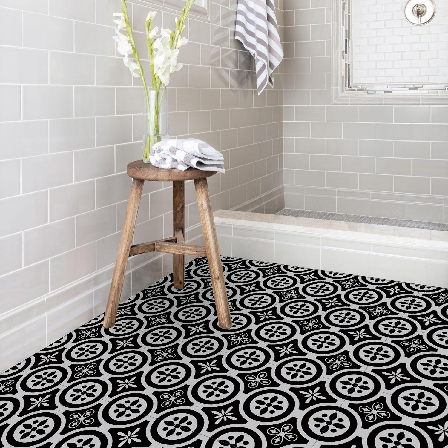 Vintage and Tile Stickers, Peel and Stick, Waterproof, Scratch Resistant, Removable, DIY Home Makeover, Wall Covering