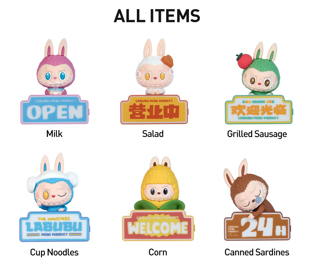 POP MART THE MONSTERS Wacky Mart Series-Fridge Magnet Blind Box