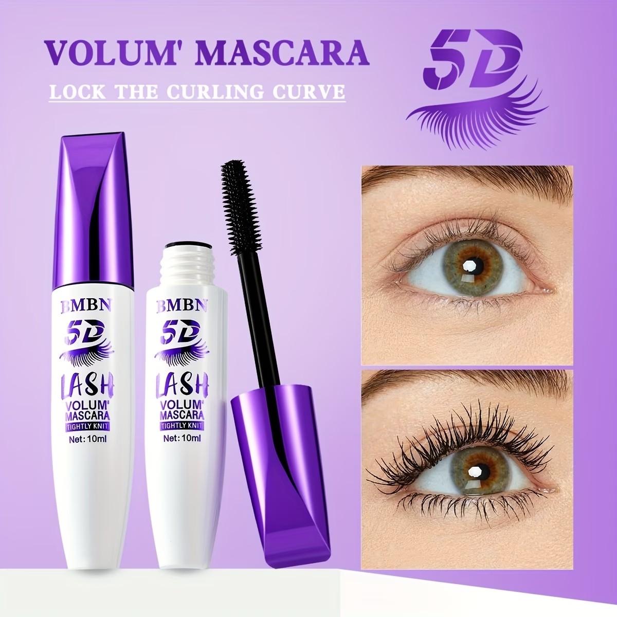 2PCS - Big Eye Advanced Curling Mascara - 5D fiber formula for lash lifting, curling, and lengthening, comes with a curling brush, all-day smudge-proof, delicately packaged in a tube, applies smoothly without clumping. Women's cosmetics, a perfect gift fo