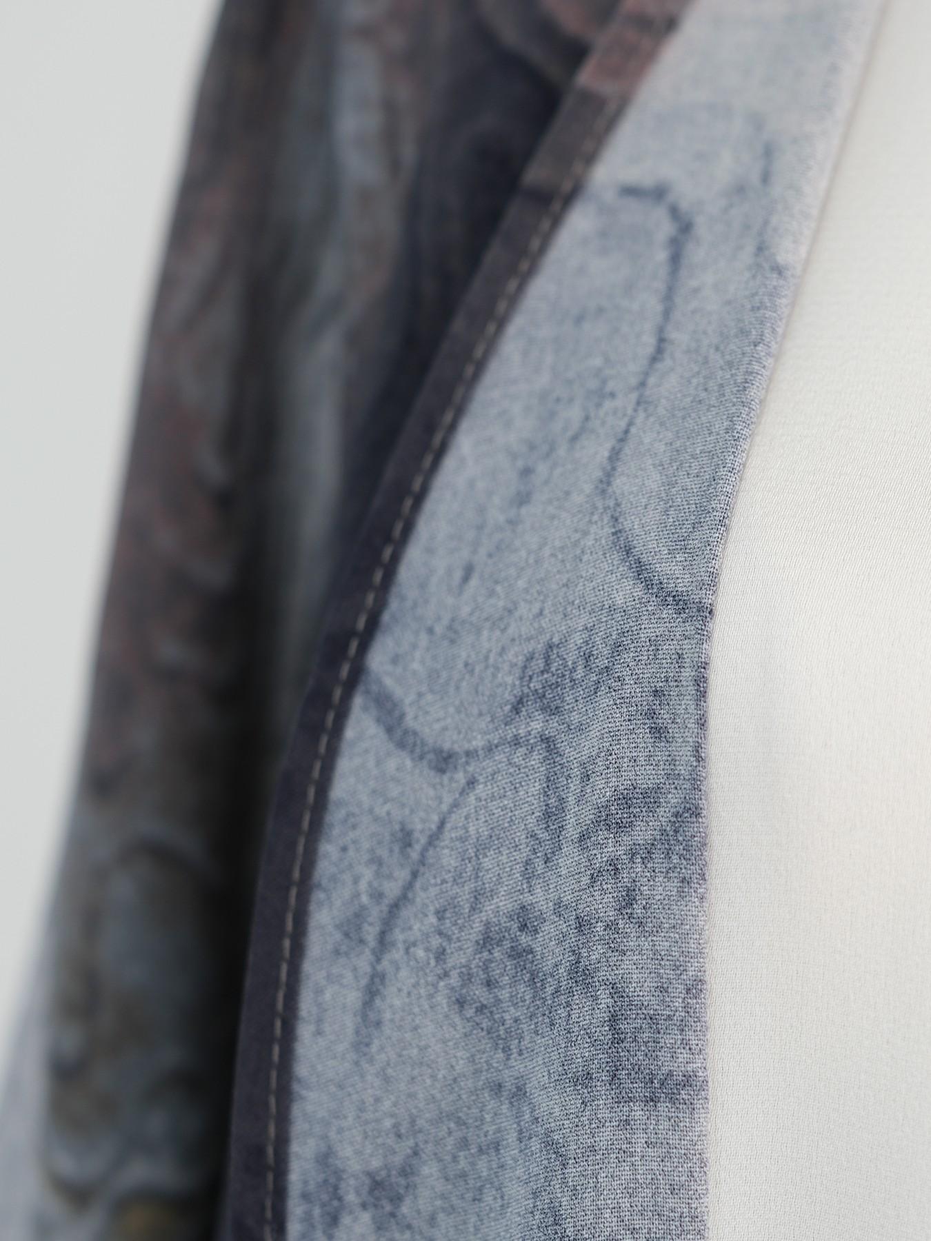 New Muslim Tie-Dye Robe Set with Headscarf, Long Sleeve Casual Fashion, Includes Pockets, Perfect for Ramadan, Abaya Hijab Set, Islamic Clothing