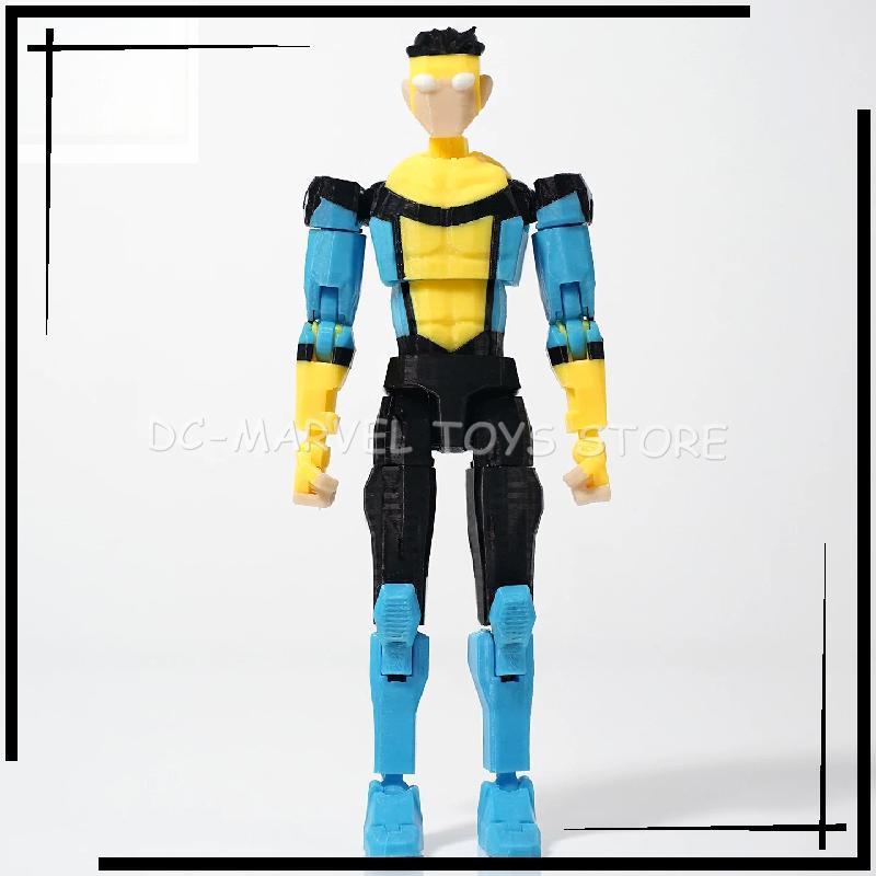 New In Stock 3d Printed Invincible Boy Stripe Mark Light Blue Mark Dummy13 T13 Multi-Jointed Shapeshift Action Figure Toys