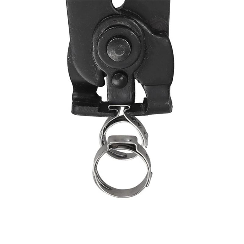 170pcs Single Ear Clamps Set (5.8-21mm) with Clamp Pliers, Soft Tube Clips, Hardware Tool Kit, Ideal for DIY Projects