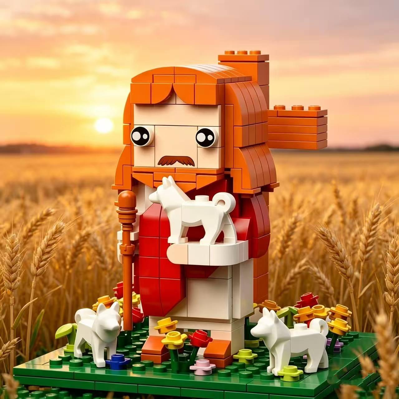 High-Quality Jesus Building Blocks, Ideal for Faith Development, Perfect Family Collection, Best Choice for Home Display