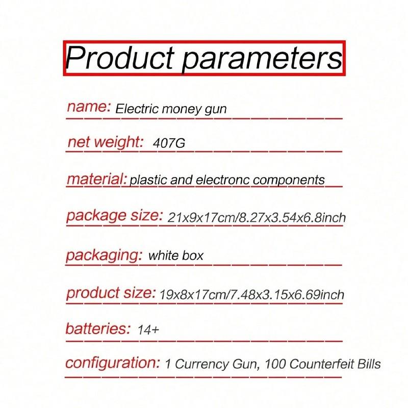 Reusable Money Gun with Realistic Banknotes, Perfect Party Prop for Weddings and Events, Fun Wedding Decoration Accessory