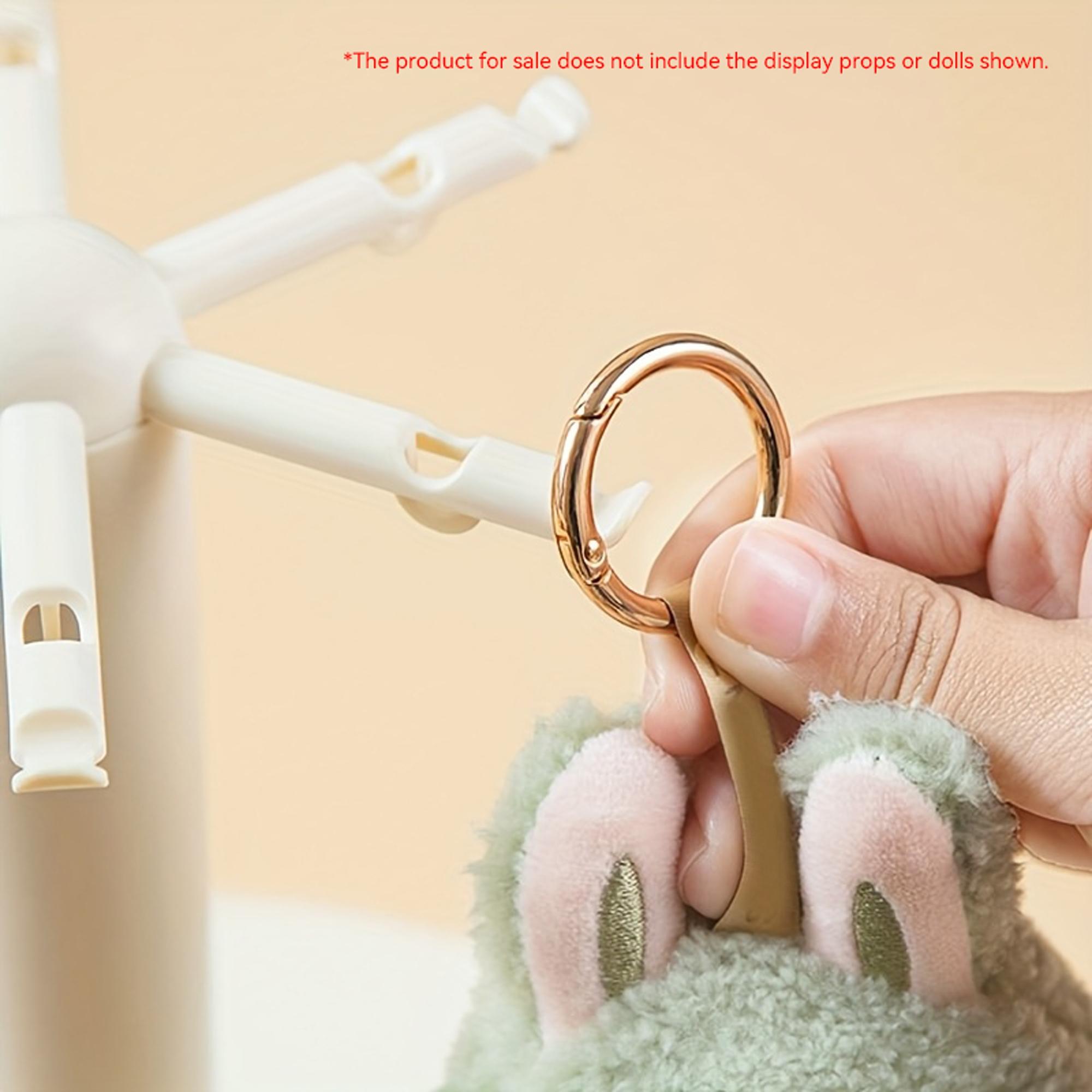 Plush Hanging Display Storage Box, Dustproof Organizer Boxes, Partially Rotatable Design, Transparent Dustproof Cover, Suitable for Pop Plush Toys, Labubu, Skullpanda