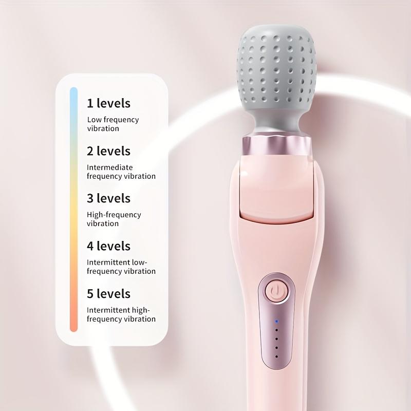 180° foldable massager, portable handheld massage stick, USB charging, 5 speed settings, rotating relaxation massage, whole-body vibration massage, for neck, back, legs, and waist, an ideal holiday gift, Christmas gift