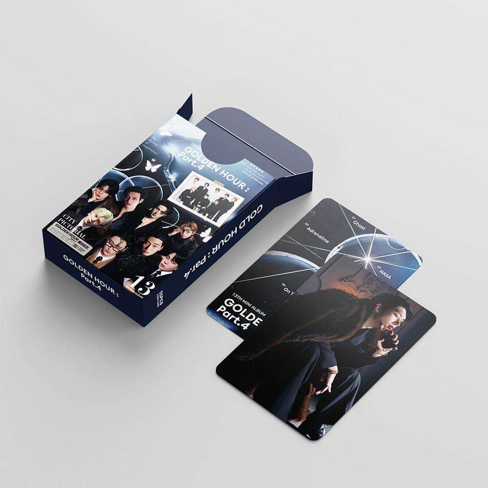 2026 New 55-Piece Boxed Small Cards, K-Pop Boy Group Idol Merchandise, High-Quality Photo Decorative Collectible Support Cards