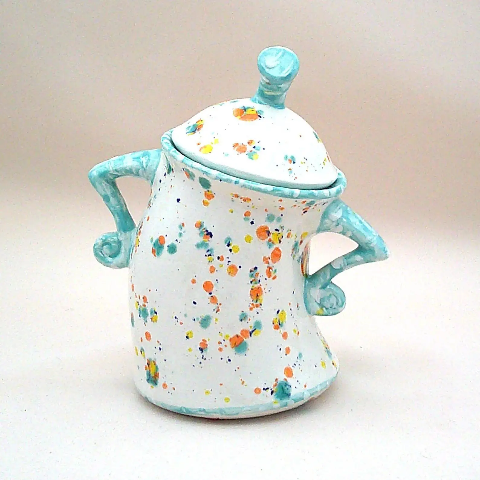 Funny Blue-And- Ceramic Mug Jars Full of Attitude Decorative Cup, Unique Personality Drinkware for Home Office Use, Stylish Drinkware