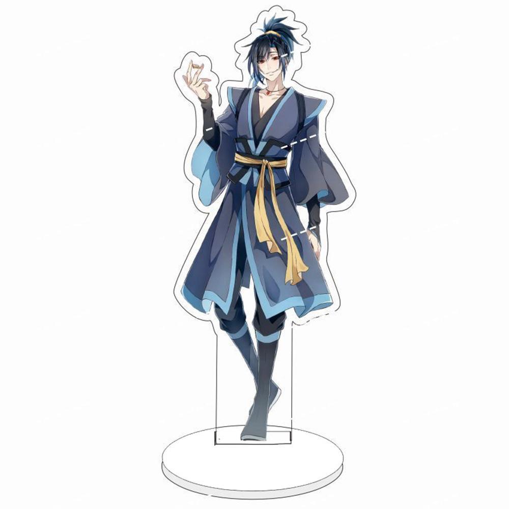 15CM Hot Anime Acrylic Stand Model MO DAO ZU SHI Cartoon Figures Wei Wu Xian And Lan Wang Ji Su She Collection Gifts