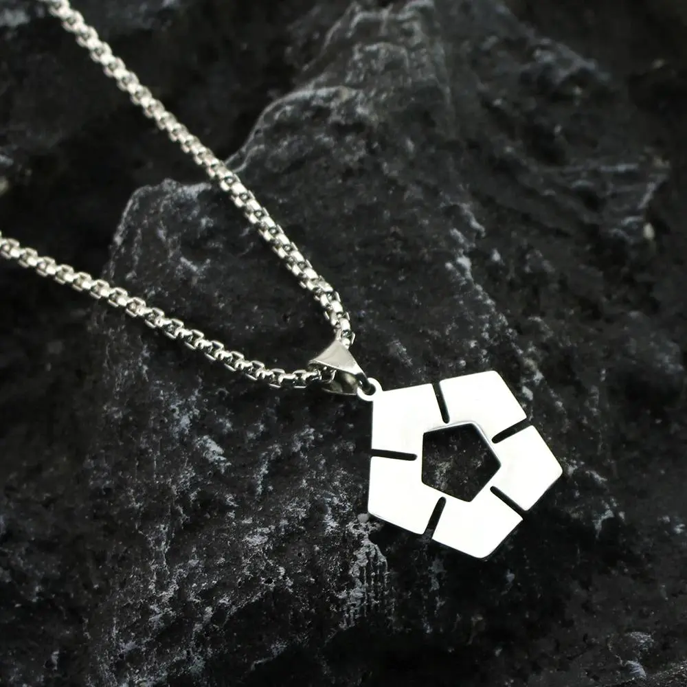 Anime Football Pendant Necklace Men Women Kpop Collar Collares Choker Jewelry Korean Fashion Chain Gifts