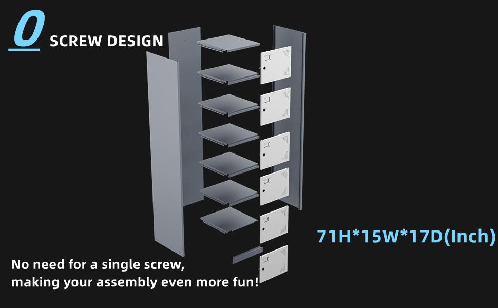 Yizosh Metal Locker with 6 Doors, Tall Steel Storage Lockers for Employees - 71" Locker Storage Cabinets for School, Gym, Home, Office, Garage (Grey White) Yizosh Metal Locker with 6 Doors, Tall Steel Storage Lockers for Employees - 71" Locker Storage Cabinets for School, Gym, Home, Office, Garage (Grey White)