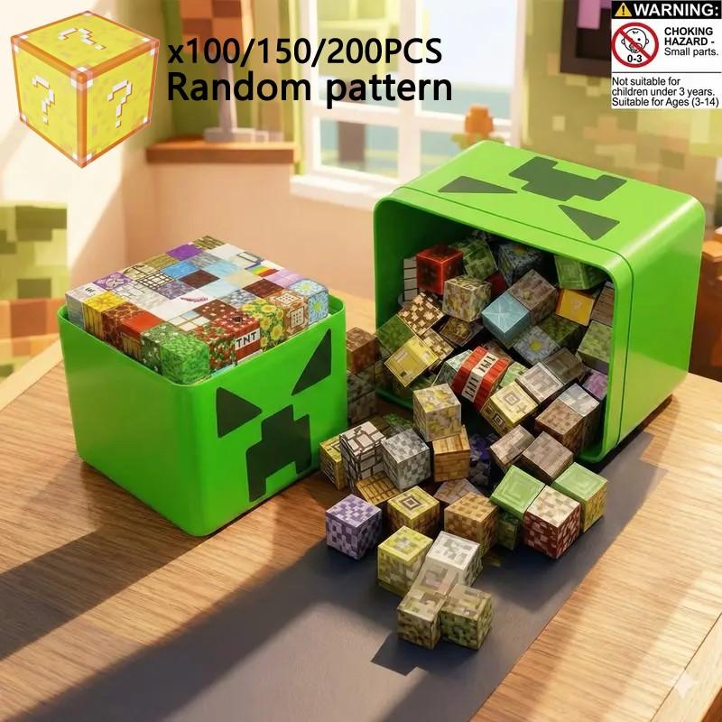 Magnetic Building Blocks 200/150/100 PCS - STEM Educational Toys for Kids 3-8 Years Old, Large Magnetic Tiles for Outdoor Play & Spatial Reasoning, Sensory Cube Set for Birthday Christmas Gift