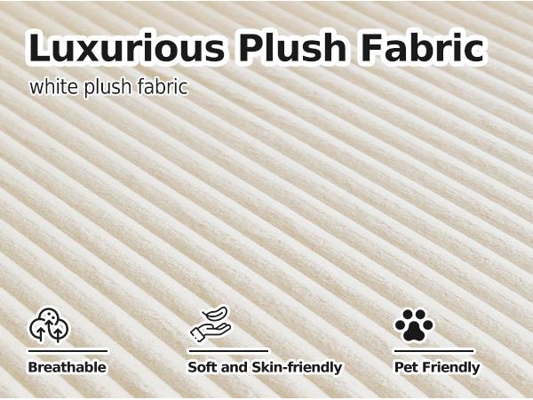 CHORRO 108''Sectional Boneless Cloud Sofa,Modern Modular L-Shape Couch for Living Room,Corduroy Convertible Sponge Sleeper Sofas,Upholstered Lougne Chaise Couchs-with Soft Pillow(Camel,Left Chaise)