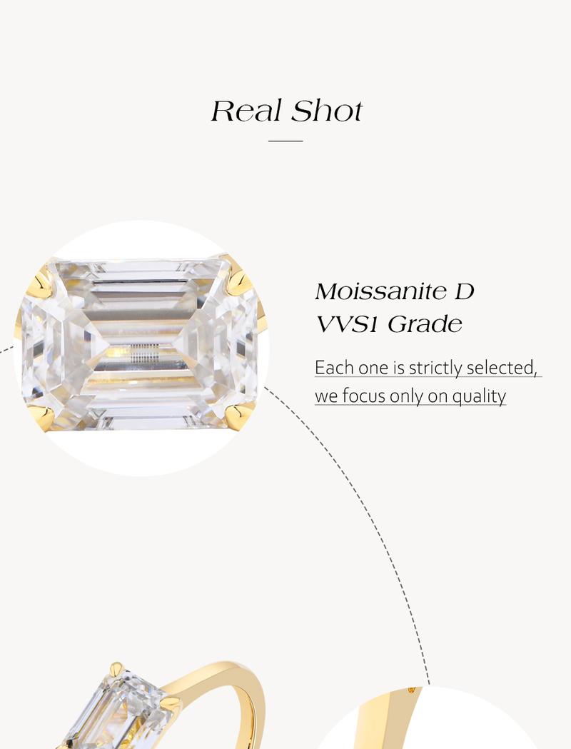 2CT Simple Style Synthetic Moissanite Ring for Women and girls Birthday Gift Daily wear Beautiful Jewelry R213