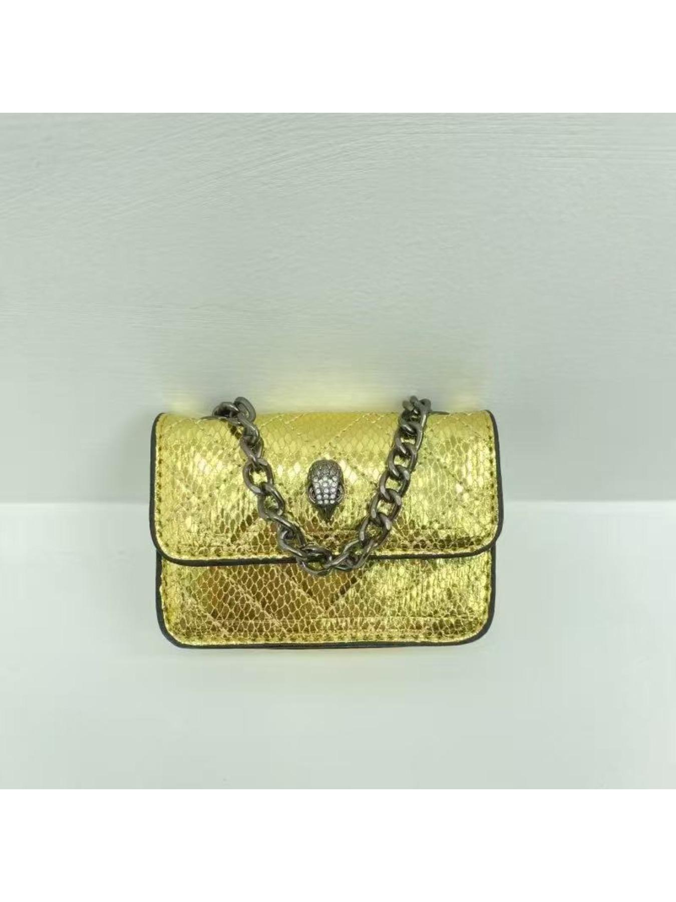 Women's versatile diamond-pattern embroidered chain mini square bag, new high-quality trendy mini crossbody bag