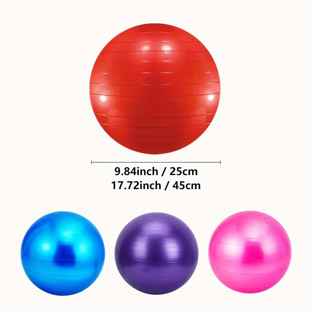 Mini Fitness Pilates Yoga Ball, Super Thick Anti-Burst Durable Balance Ball, Stability Training Physical Therapy, Includes Inflatable Pump, Exercise Balls