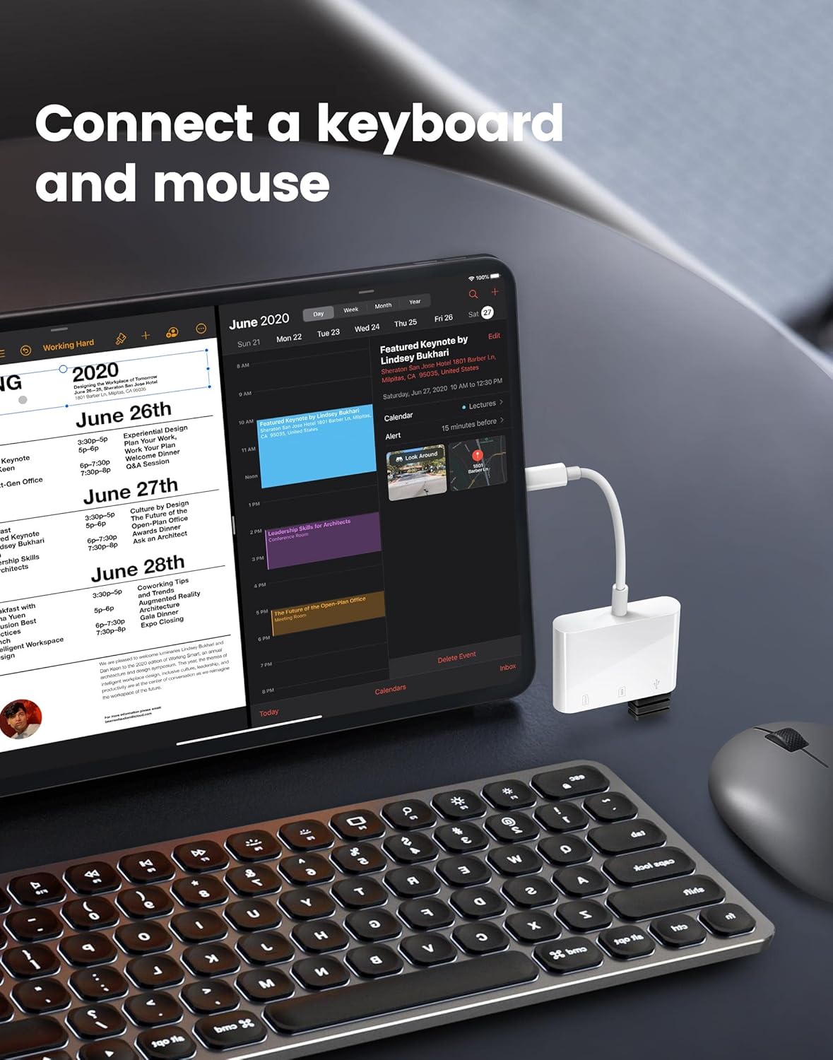 USB C SD Card Reader, Oyuiasle USB C to SD Card for iPhone 15 16/iPad/Mac/Laptop, USB-C/Type C Memory Card Adapter for iMac, iPad Pro Air Mini, MacBook Pro Air,Galaxy,MicroSD/SD