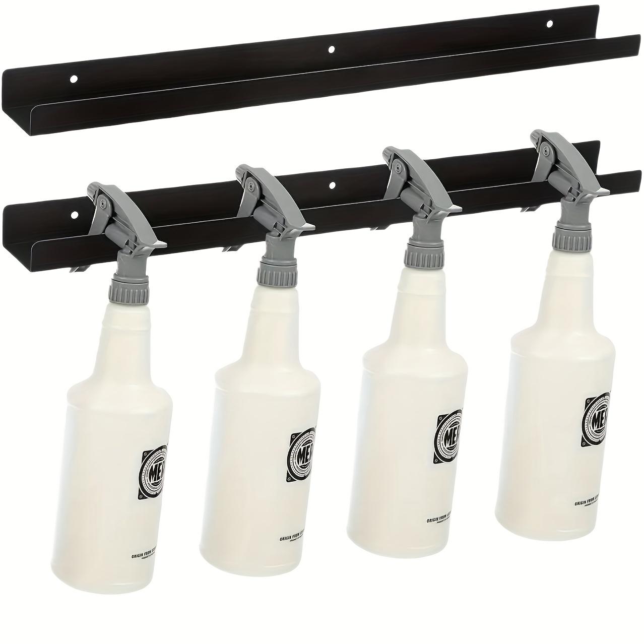Trigger Bottle Rack, Spray Bottle Display Hook, Wall Mounted Storage Shelf, Spray Bottle Organizer for Garage and Workshop, Organizing, Wall Shelf Unit