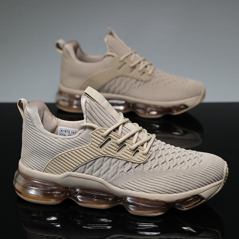 Mens Air Cushion Running Shoes Lightweight Breathable for Treadmill Wear,Casual Mesh Walking Fashion Sneakers for Daily Wear,Tennis Breathable Sport Gym Fitness Cross Trainers