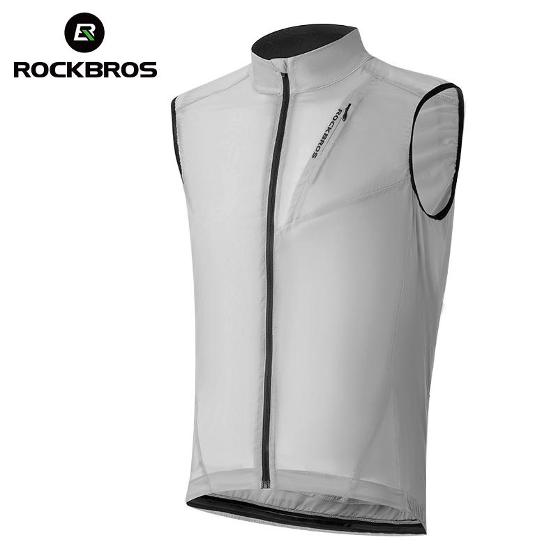 ROCKBROS Cycling Vest Reflective Windproof Unisex UV Protection Lightweight jersey