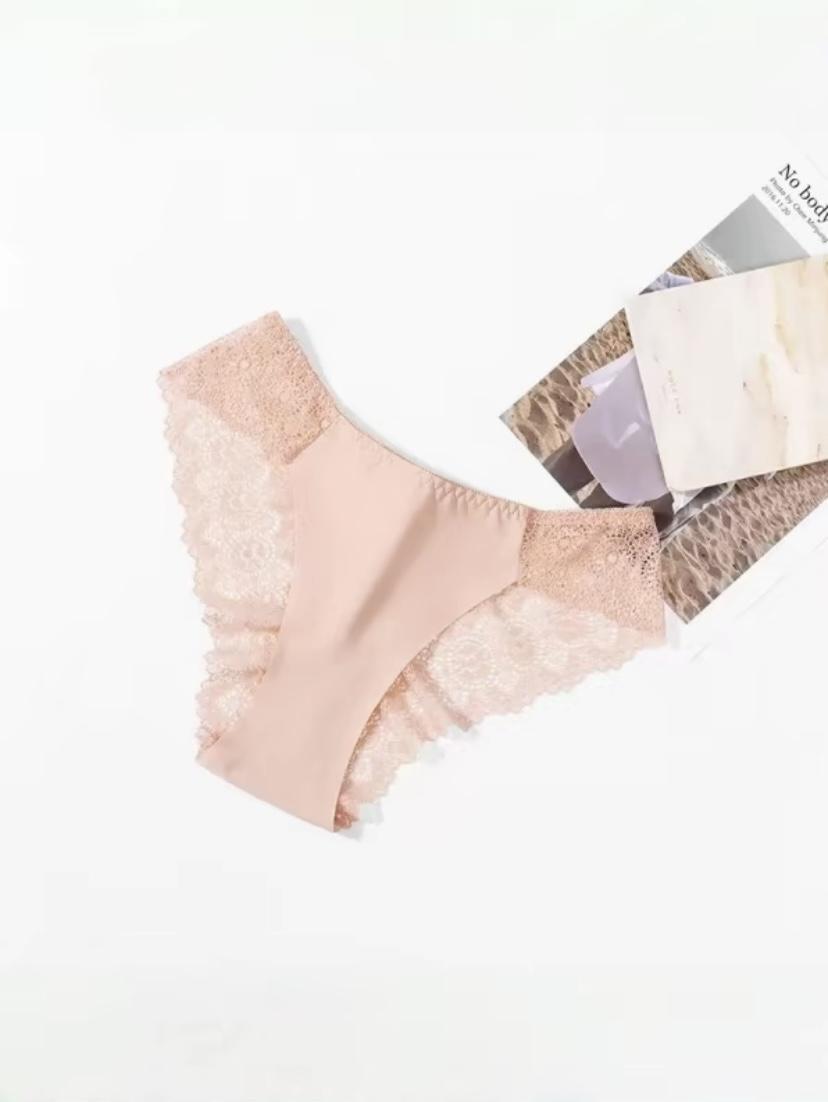 6/12PCS Panty For Women Plain Fashion High Quality New summer products Panties COD SF Basic Comfort Comfortable Cotton Lingerie Womenswear Bikini Frill Innerwear Style Stretch Comfort Basic Panties Plain Cotton Spandex Women's Panty Minimalist Multicolor