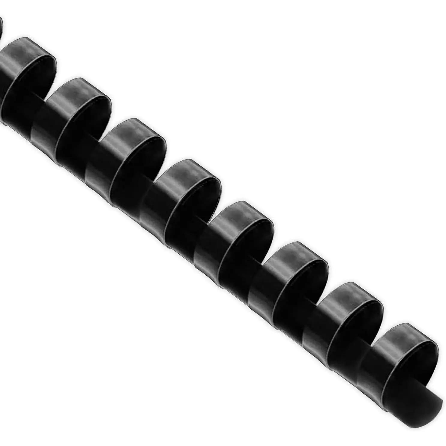 Plastic Binding Comb Spines, 5/8 Inch, 19 Ring, Black, 100 Pack | Plastic Binding Combs, 5/8 Inch Diameter, 120 Sheet Capacity, for Letter Size, for Students and Coworkers