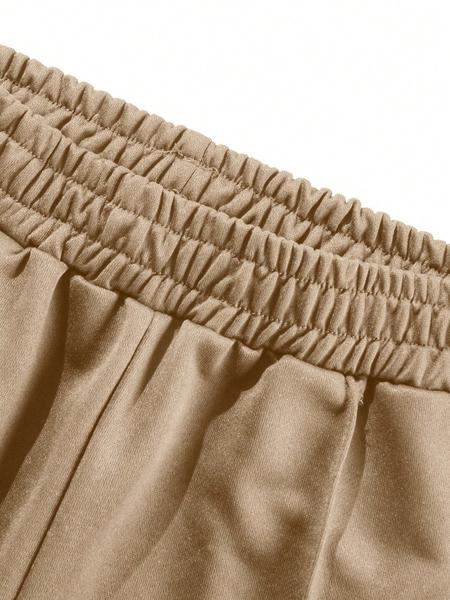 Men's Autumn Winter Loose Fit Straight Leg Pants, Casual Wide Leg Long Trousers, Comfortable Men's Clothing for Daily Wear