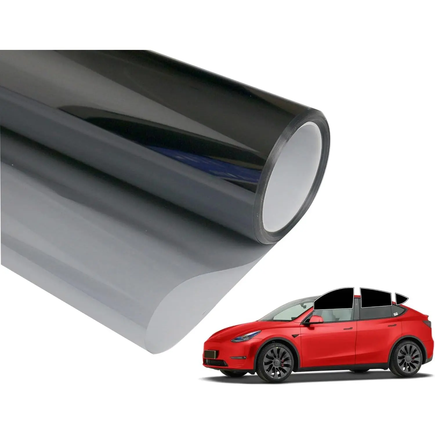 Premium 2Ply Car Window Tint Film, 36" x 20ft (25% VLT) - Privacy Protection, UV Block, Heat Reduction for Windshields & Sun Strips, Uv Blocking