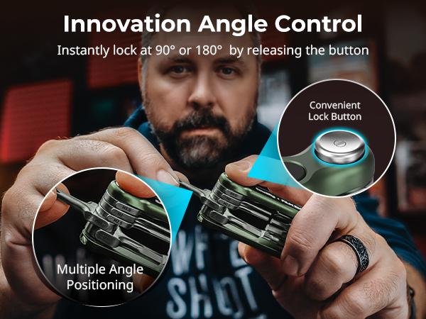 SmallRig x FILM RIOT Folding Tool Set with Screwdrivers and Hex Key Wrenches, Multiple Angle Positioning, Portable and Compact Design