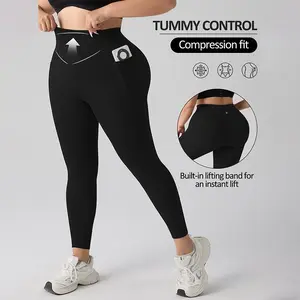 Buttery Soft High Waisted Leggings with Pockets, Tummy Control & Butt Lifting 7/8 Yoga Pants for Women