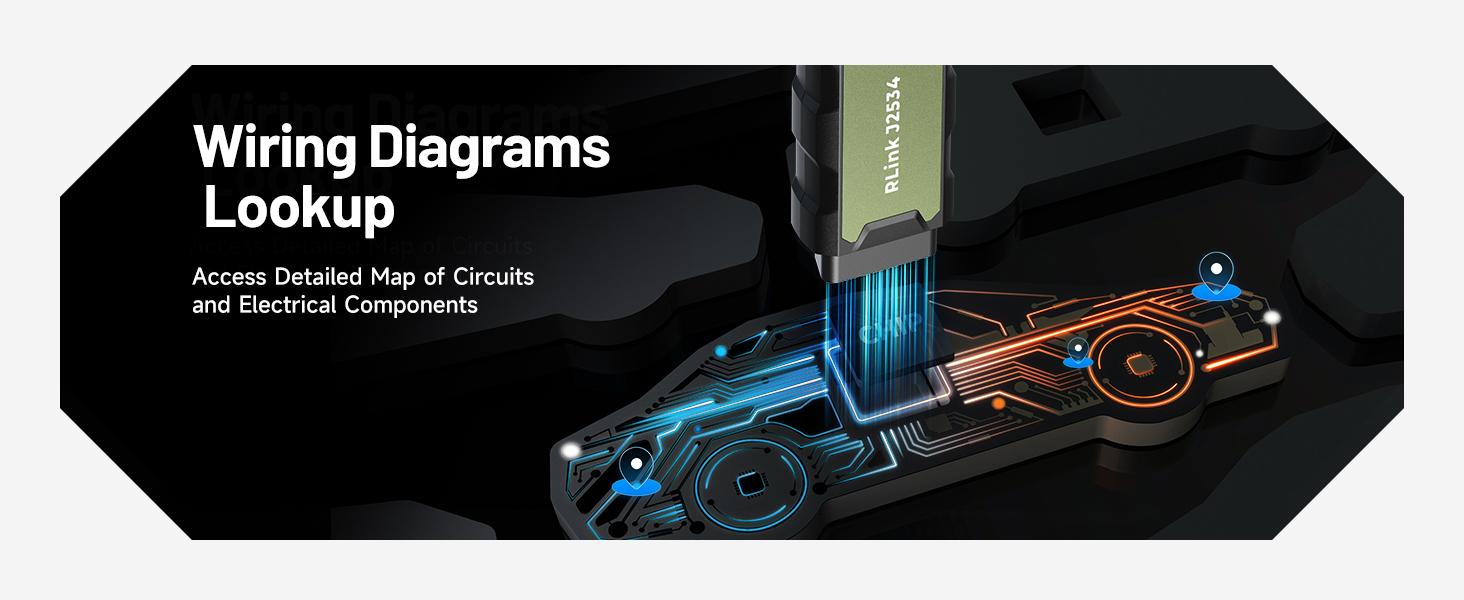 TOPDON RLink J2534 Pass-Thru Programmer, OEM Reprogramming and Diagnostic Tool, Enhanced J2534 VCI, Supports J2534/D-PDU/CAN-FD/DoIP, Compatible with 17+ Vehicle Brands, No OE Software Provided